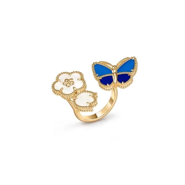 반클리프 아펠 여성 버터플라이 럭키 플라워 링 - Van Cleef & Arpels Wom… - 1