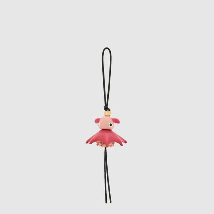 로에베 남/녀 핑크 퍼즈 참 - Loewe Unisex Pink Fuzz Charm - acc10013x - 1