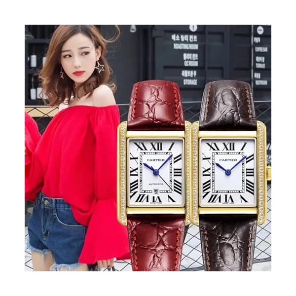 CARTIER LADIES TANK VERSION AUTOMATIC - 까르띠에 레이디스 … - 1