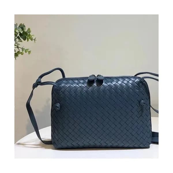 Bottega Veneta Leather Blue Women Cross Bag,24cm -… - 1