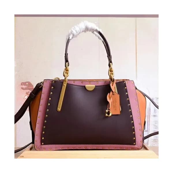 Coach Leather Dreamer Version Tote Shoulder Bag,28… - 1