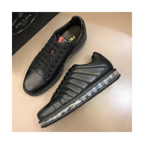 Prada 2018 Mens Leather Sneakers - 프라다 남성 레더 스니커즈 … - 1