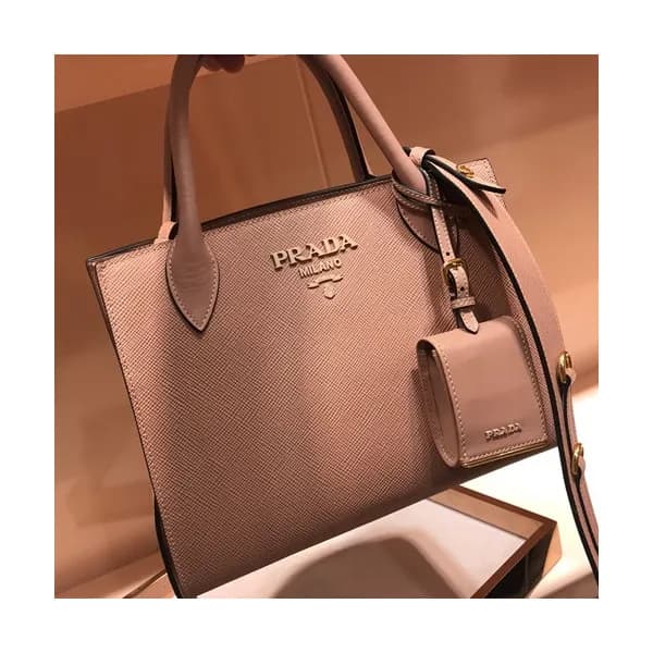 Prada Monochrome Tote Shoulder Bag,26cm - 프라다 모노크롬… - 1