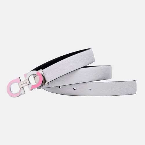 Salvatore Ferragamo 2019 Ladies Gancini Leather Be… - 1