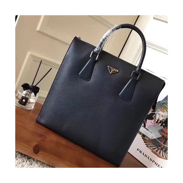 Prada Saffiano Mens Business Bag ,34CM - 프라다 사피아노 … - 1