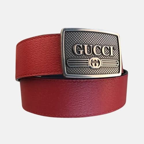 [매장판]Gucci 2019 MM/WM Box Logo Buckle Leather Belt… - 1