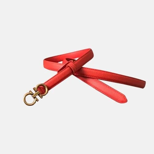 Salvatore Ferragamo 2019 Ladies Gancini Leather Be… - 1