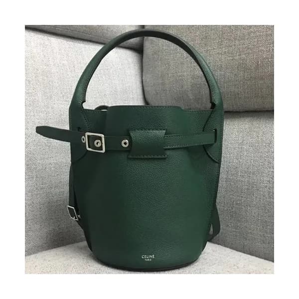 Celine 2019 Leather Nano Bigbag Bucket Tote Should… - 1
