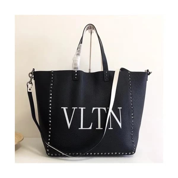 Valentino 2019 Leather Reversible Tote Shoulder Sh… - 1