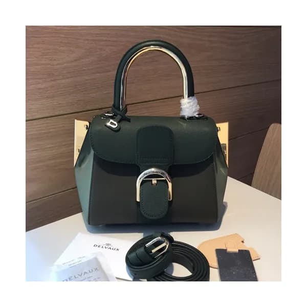 Delvaux 2019 Brillant Leather Tote Shoulder Bag,20… - 1