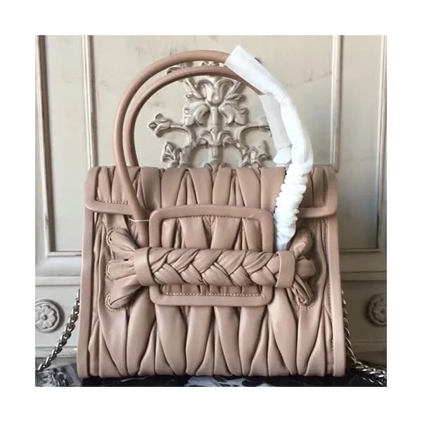MiuMiu 2019 Matelasse Tote Shoulder Bag,26cm - 미우미… - 1