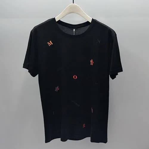 Mocler 2019 Mens Logo Cotton Short Sleeved T-shirt… - 1