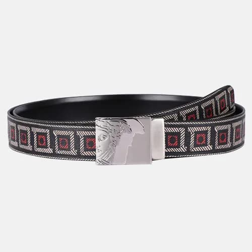 Versace 2019 Mens Leather Belt - 베르사체 2019 남성용 레더… - 1