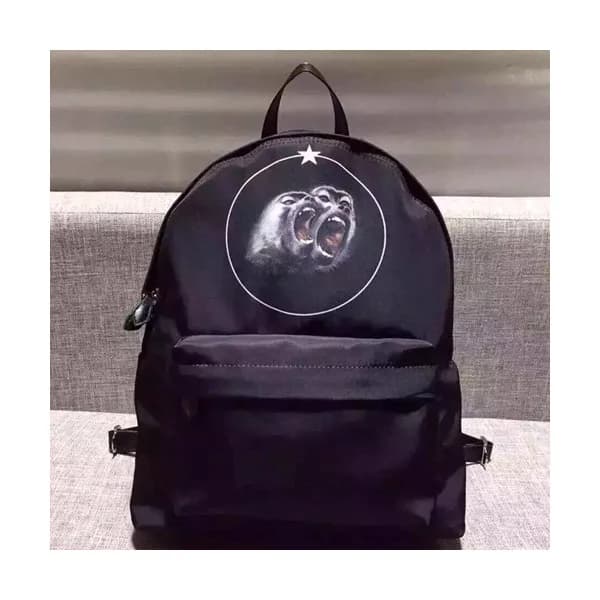 Givenchy 2019 Canvas & Leather Back Pack,41cm - 지방… - 1