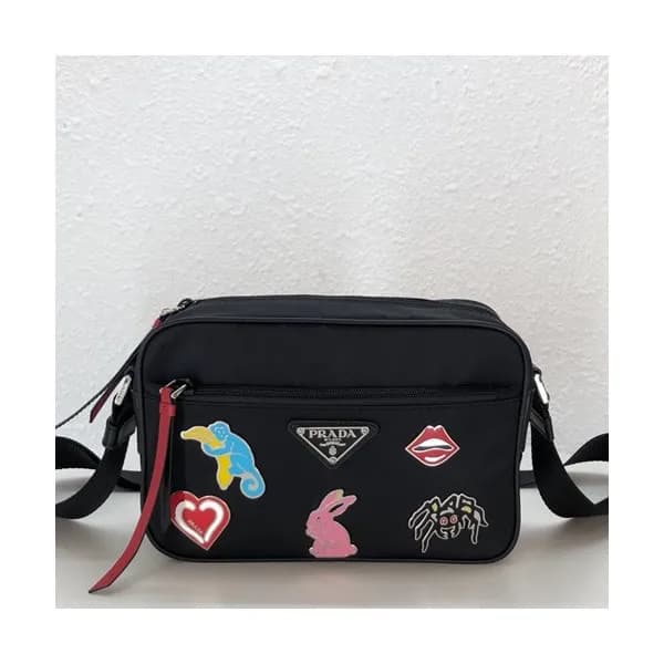 Prada 2019 Nylon Messenger Shoulder Bag,24.5CM - 프… - 1