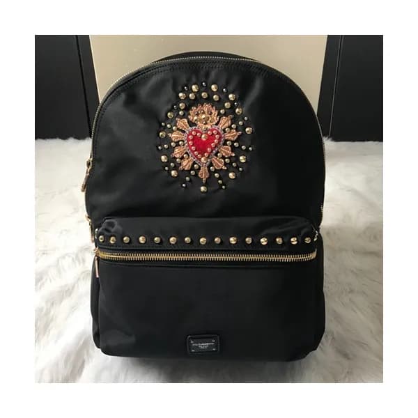 Dolce&Gabbana 2019 Nylon & Leather Back Pack ,42CM… - 1