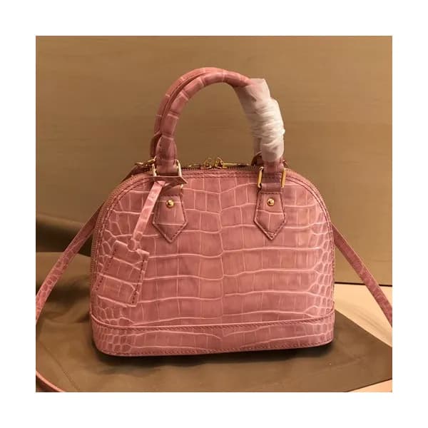 Louis Vuitton 2019 Alma BB Leather Tote Shoulder B… - 1