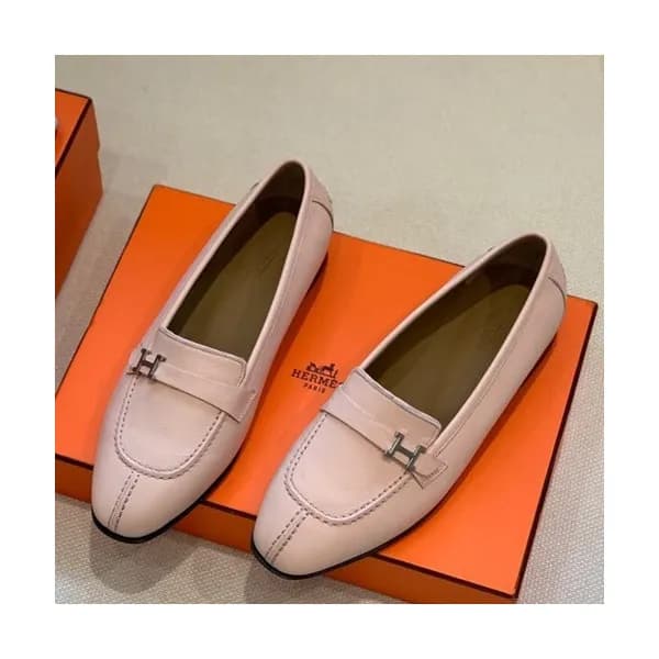 Hermes 2019 Ladies Leather Loafer- 에르메스 2019 여성용 레… - 1