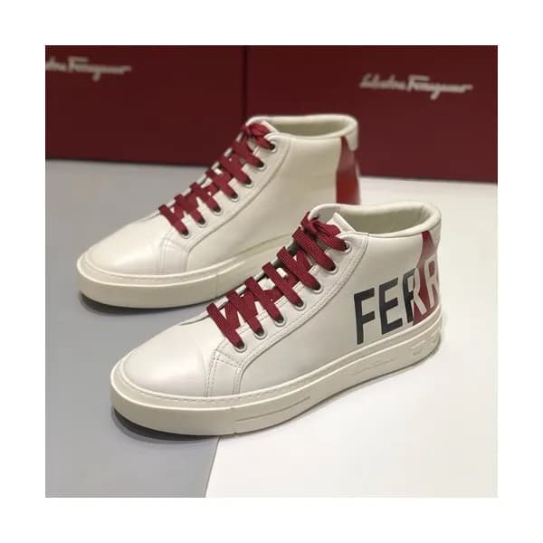 Ferragamo 2019 Mens Leather Sneakers - 페라가모 2019 남… - 1