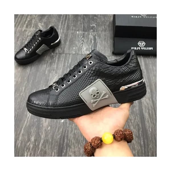 Philipp plein 2019 Mens Leather Sneakers - 필립플레인 … - 1