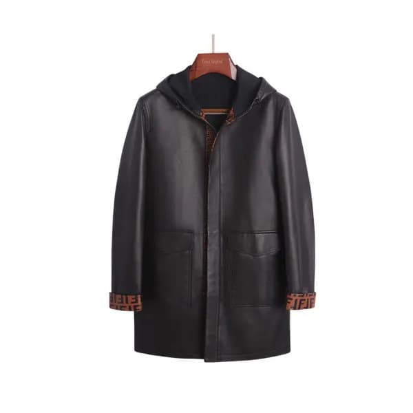 Fendi 2019 Mens Casual Leather Coat - 펜디 2019 남성 캐… - 1