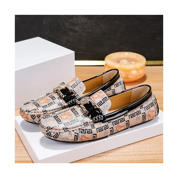 Versace 2019 Mens Leather Loafer - 베르사체 2019 남성용 … - 1