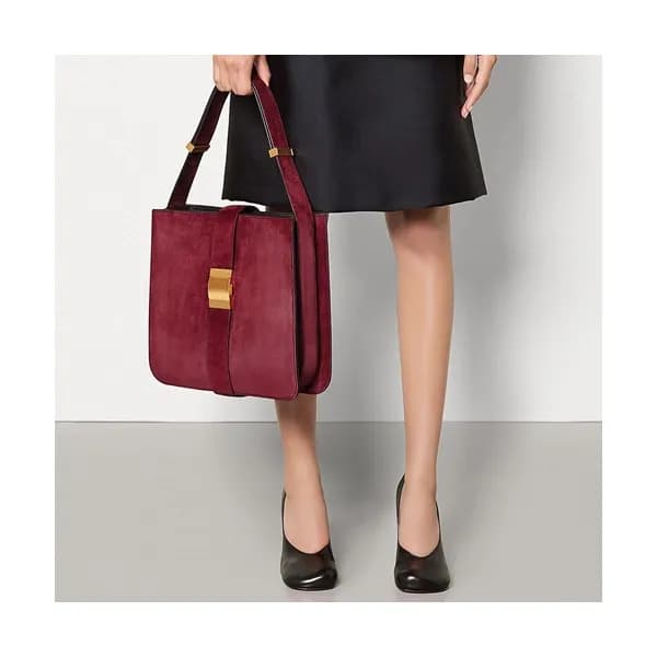 Bottega Veneta 2019 Marie Suede Shoulder Bag,30cm … - 1