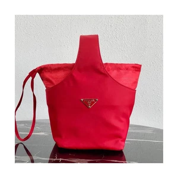 Prada 2019 Women Nylon Bucket Tote Bag ,25CM - 프라다… - 1