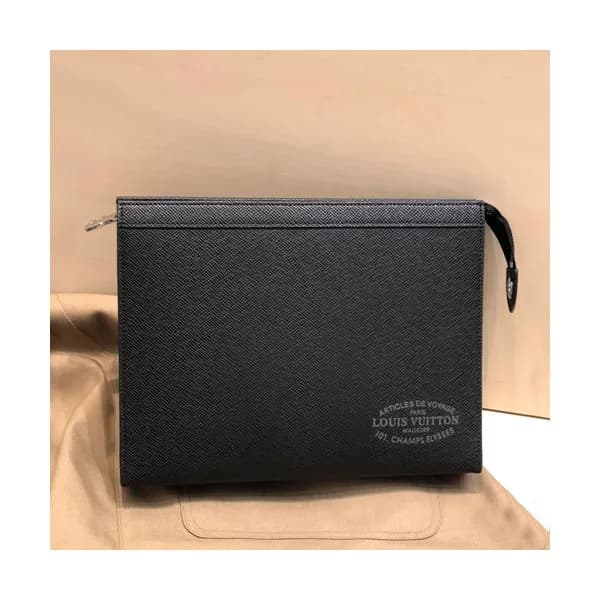 Louis Vuitton 2019 Pochette Voyage Clutch Bag,27cm… - 1