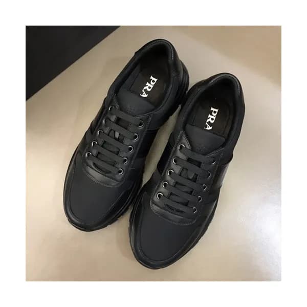 Prada 2019 Mens Canvas & Leather Sneakers - 프라다 20… - 1