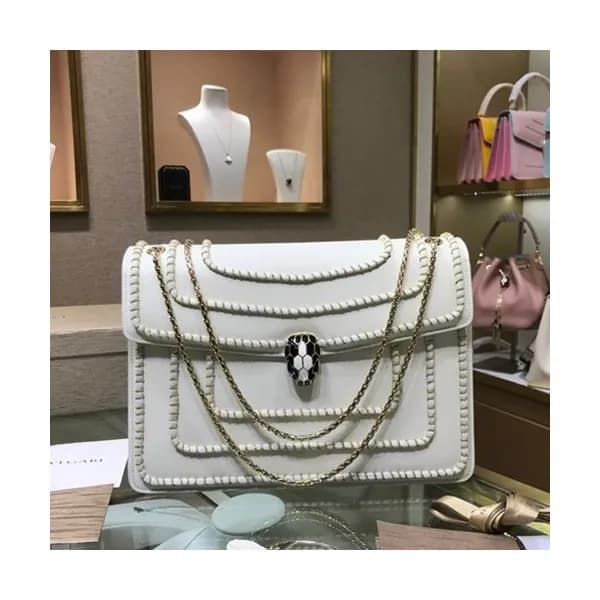Bvlgari 2019 Serpenti Chain Shoulder Bag,28CM - 불가… - 1