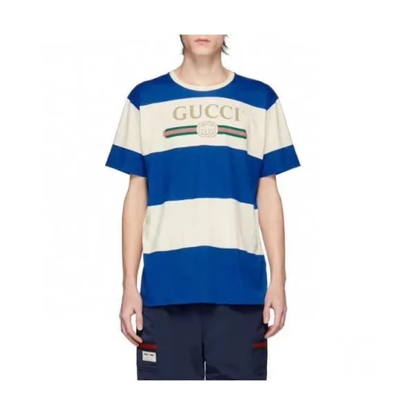 [매장판]Gucci 2020 Mm/Wm Logo Cotton Short Sleeved Ts… - 1