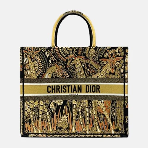 Dior 2019 Woman Canvas Book Tote Shopper Bag,41.5C… - 1