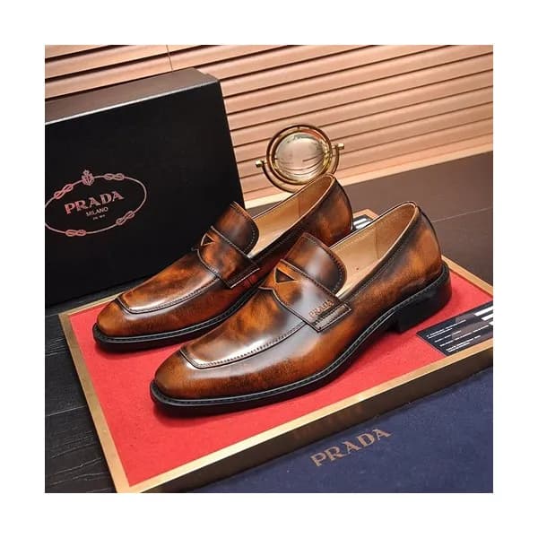 Prada 2020 Mens Leather Loafer - 프라다 2020 남성용 레더 로… - 1