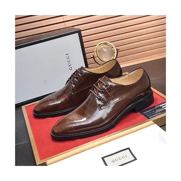 Gucci 2020 Mens Leather Oxford Shoes - 구찌 2020 남성… - 1