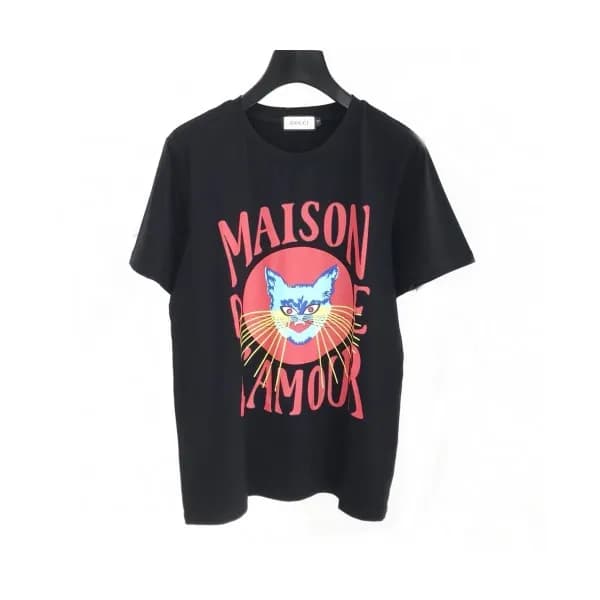 [매장판]Gucci 2020 Mm/Wm Logo Silket Short Sleeved Ts… - 1