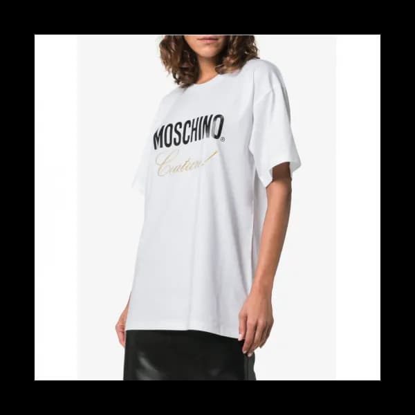 [모스키노]Moschino 2020 Mm/Wm Logo Cotton Short Sleeve… - 1