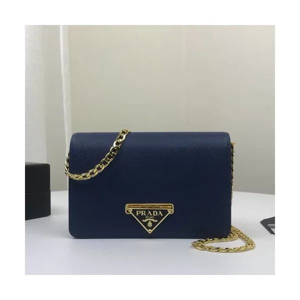 Prada 2020 Leather Chain Shoulder Cross Bag ,18C… - 1