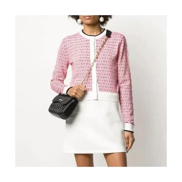 [미우미우]Miu miu 2020 Womens Trendy Knit Cardigan- 미우… - 1