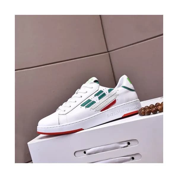 Armani 2020 Mens Leather Sneakers - 알마니 2020 남성용 … - 1