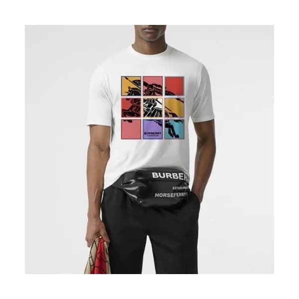 [버버리]Burberry 2020 Mens Logo Cotton Short Sleeved … - 1
