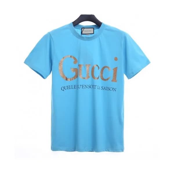 [매장판]Gucci 2020 Mm/Wm Logo Cotton Short Sleeved Ts… - 1