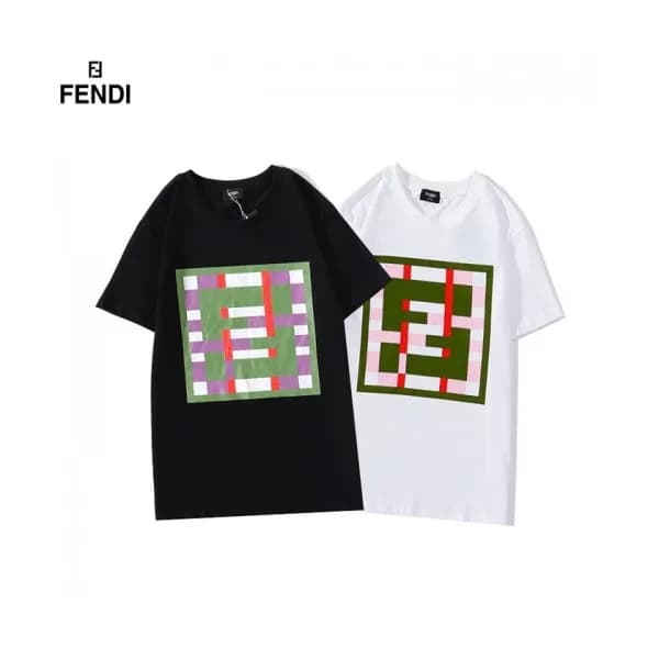 [펜디]Fendi 2020 Mens Logo Casual Short Sleeved Tshi… - 1