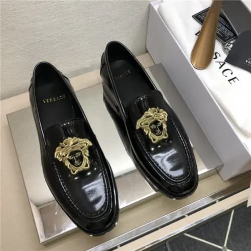 Versace 2020 Men's Leather Oxford Shoes - 베르사체… - 1