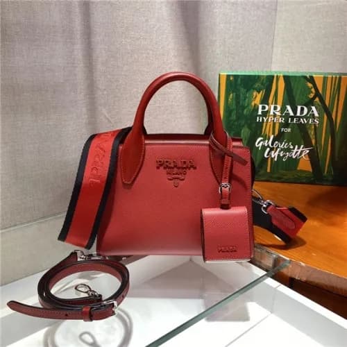 Prada 2020 Women's Leather Tote Shoulder Bag,2… - 1