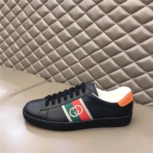 Gucci 2020 Men's Leather Sneakers - 구찌 2020 남성… - 1