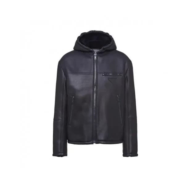 Prada 2020 Mens Logo Casual Leather Jacket - 프라다 2… - 1