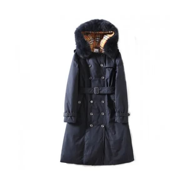 Burberry 2021 Womens Logo Duck Down Long Padding -… - 1