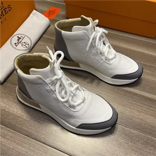 Hermes 2021 Men's Leather Sneakers - 에르메스 2021… - 1