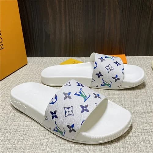 Louis Vuitton 2021 Men's Leather Slipper - 루이비… - 1
